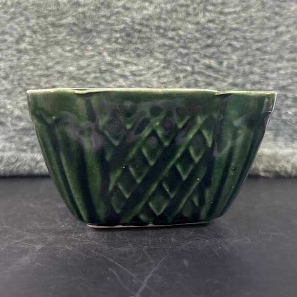 Cookson Pottery Oblong Green Drip Marked 626 Made in USA c1970s - Picture 5 of 10